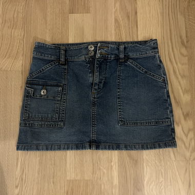 Vintage Denim Mini Skirt