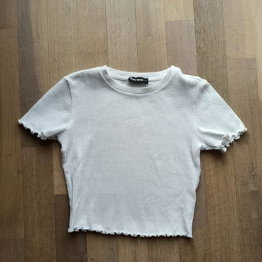 Weisses Croptop