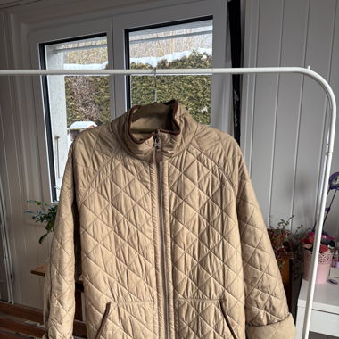 Veste matelassée beige