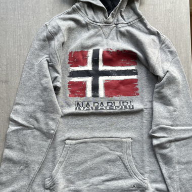 Grauer Napapijri Hoodie