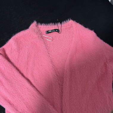 Pink cardigan