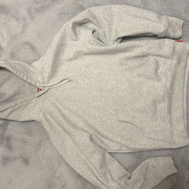Supreme grey hoodie