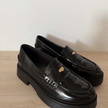 Black Patent Loafers