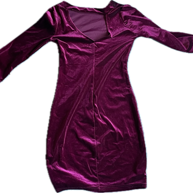 Partykleid Winter Herbst 34 samt lila