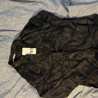 ZARA schwarze Jacke nicht geglättet