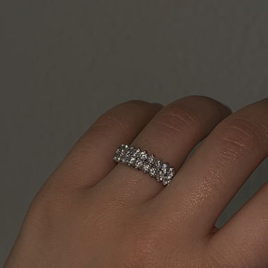 Sterling Silver Zirkonia Ring