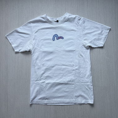 Evisu weisses T-Shirt