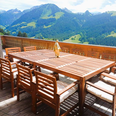 2 Square Outdoor Dining Tables