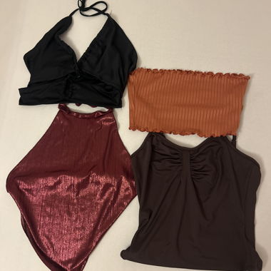 Set di 4 top da festa e body