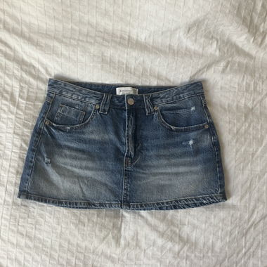 Stradivarius Denim Mini Skort