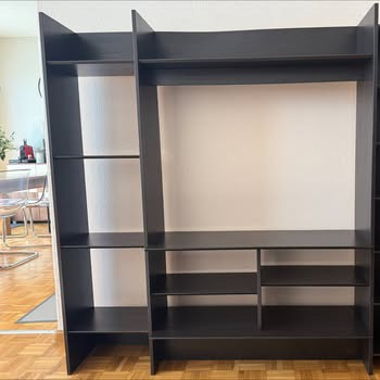 Meuble télé brun foncé