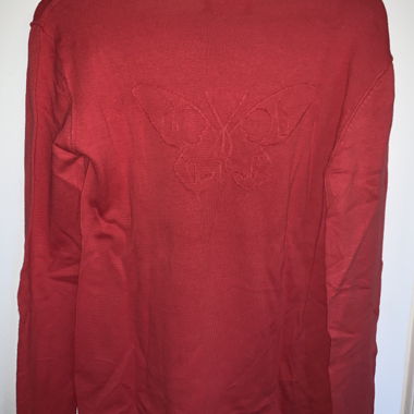 Pull Zadig & Voltaire rouge: dead butterfly