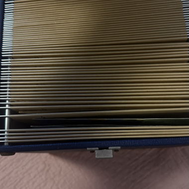 Briefcase with hanging files
