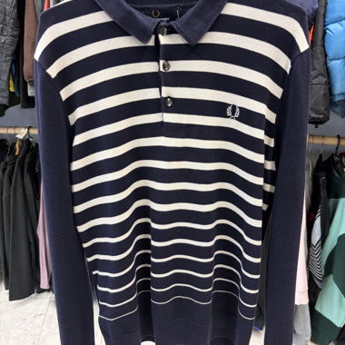 Maglione polo a righe Fred Perry taglia M