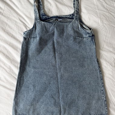 Abito in jeans con spalline