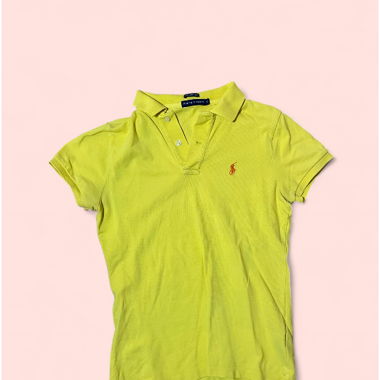 Ralph Lauren Skinny Polo – Neon Yellow