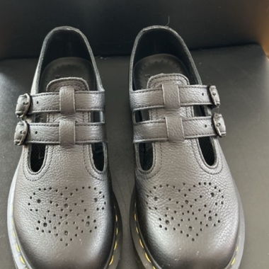 Dr. Martens Leather Mary Jane Shoes