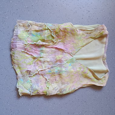 Pastel patterned tank top