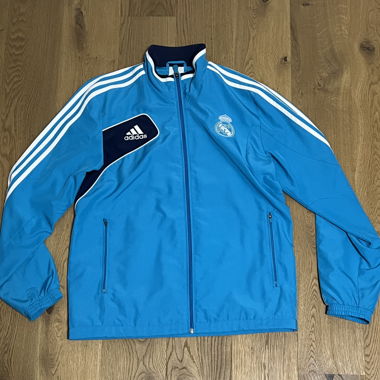 Adidas Real Madrid Training Jacket Light Blue Size L