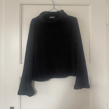 Schwarzer Visum by Passeport Pullover M