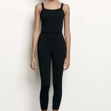 Combinaison Sandro Paris noire Gr. 36 Bretelles