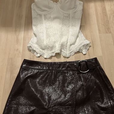 Bustier in pizzo Barbara Paris / Top stile corsetto