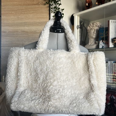 White Teddy Handbag