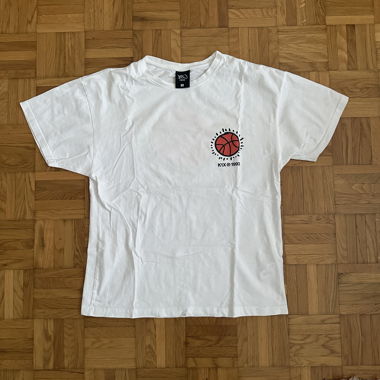 K1X 1993 white basketball graphic T-shirt S