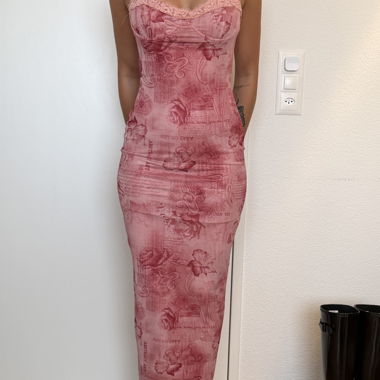 Pinkes Korsettkleid