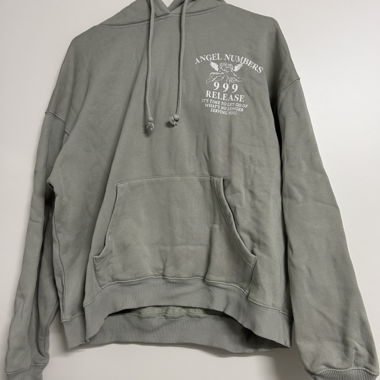 Sweat à capuche vert