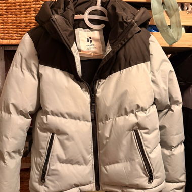 Turquoise winter jacket
