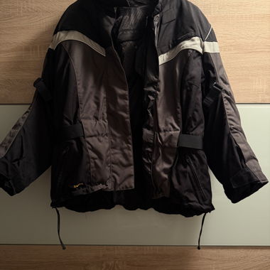 Veste de moto noire