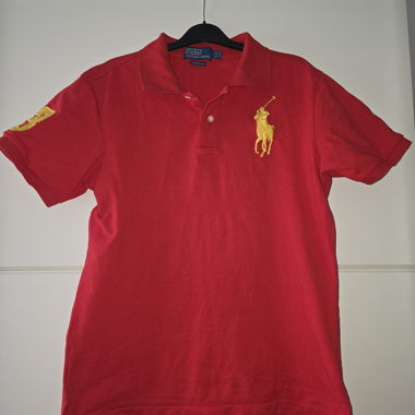 Polo Ralph Lauren Rosso Custom Fit Taglia L