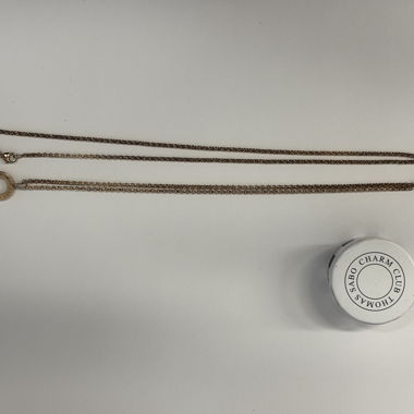 Collier Thomas Sabo or rose 40 cm
