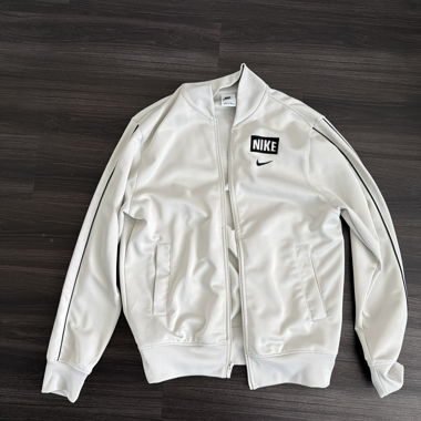 Weisse Nike Trainingsjacke