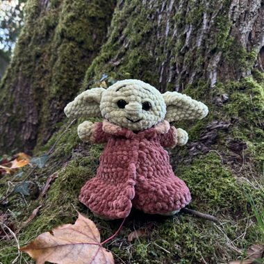 Handmade Yoda Amigurumi