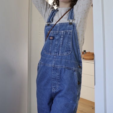 Dickies blue denim jumpsuit