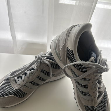graue Adidasschuhe