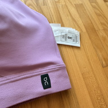 Soutien-gorge de sport On Performance neuf S rose / pink