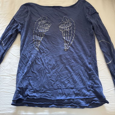 Best Mountain maglia manica lunga blu taglia 2