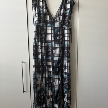 Urban Outfiters Plaid Slip Skirt