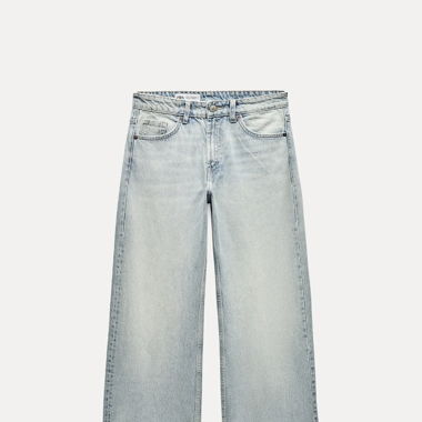 ZARA - Light blue wide leg jeans