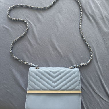Borsa a Tracolla Azzurro Chiaro