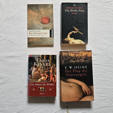 4 Romane Taschenbuecher