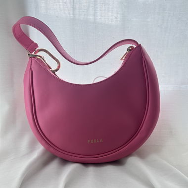 Pinke Schultertasche