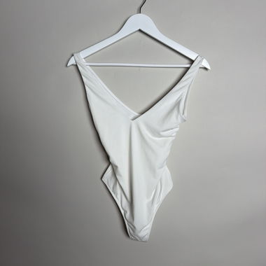 White Bershka Bodysuit
