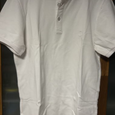 Springfield Mao Collar Polo white