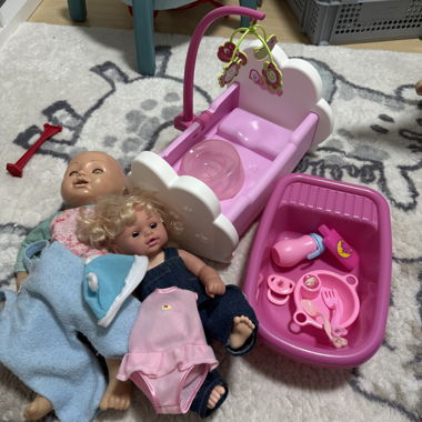 Baby dolls with accessories