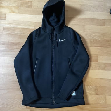 Black Nike Mesh Hooded Jacket M