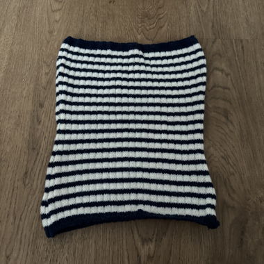Gestreiftes Strick-Top